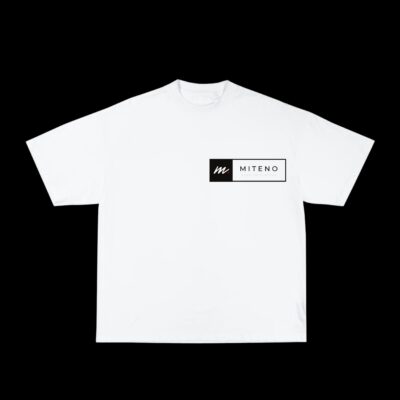Oversized Miteno Step Into Style White T-Shirts